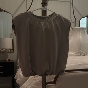 Sleeveless Olive Green Women's Set